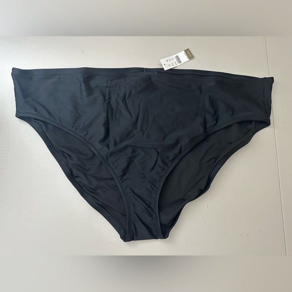 J.Crew Full Coverage Bikini Briefs Swim Bottoms in Black Size 3X - Picture 2 of 7